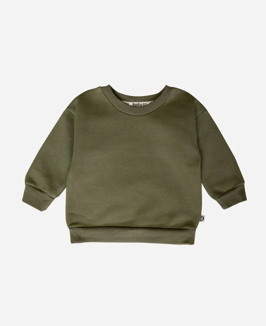 Moletom Básico Peluciado | Liso Jungle Green