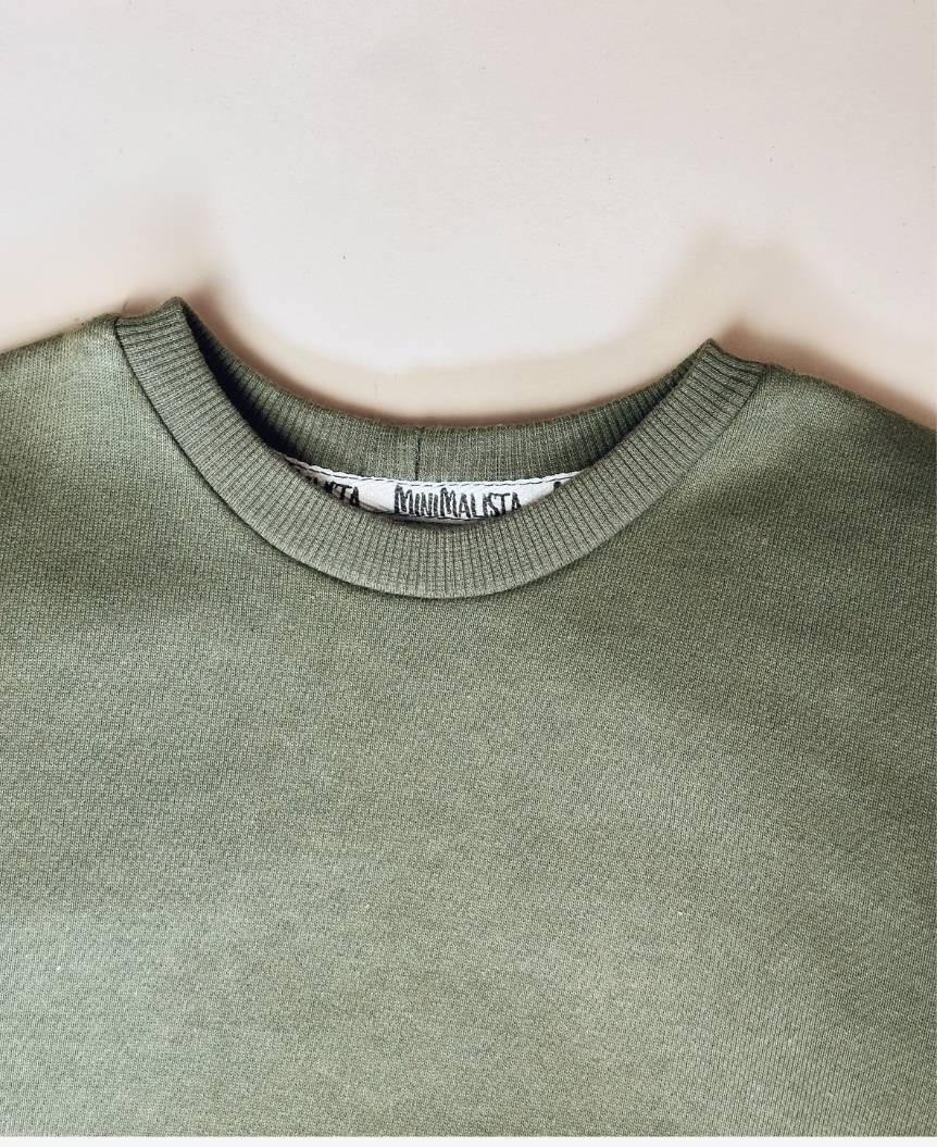 Moletom Básico Peluciado | Liso Jungle Green