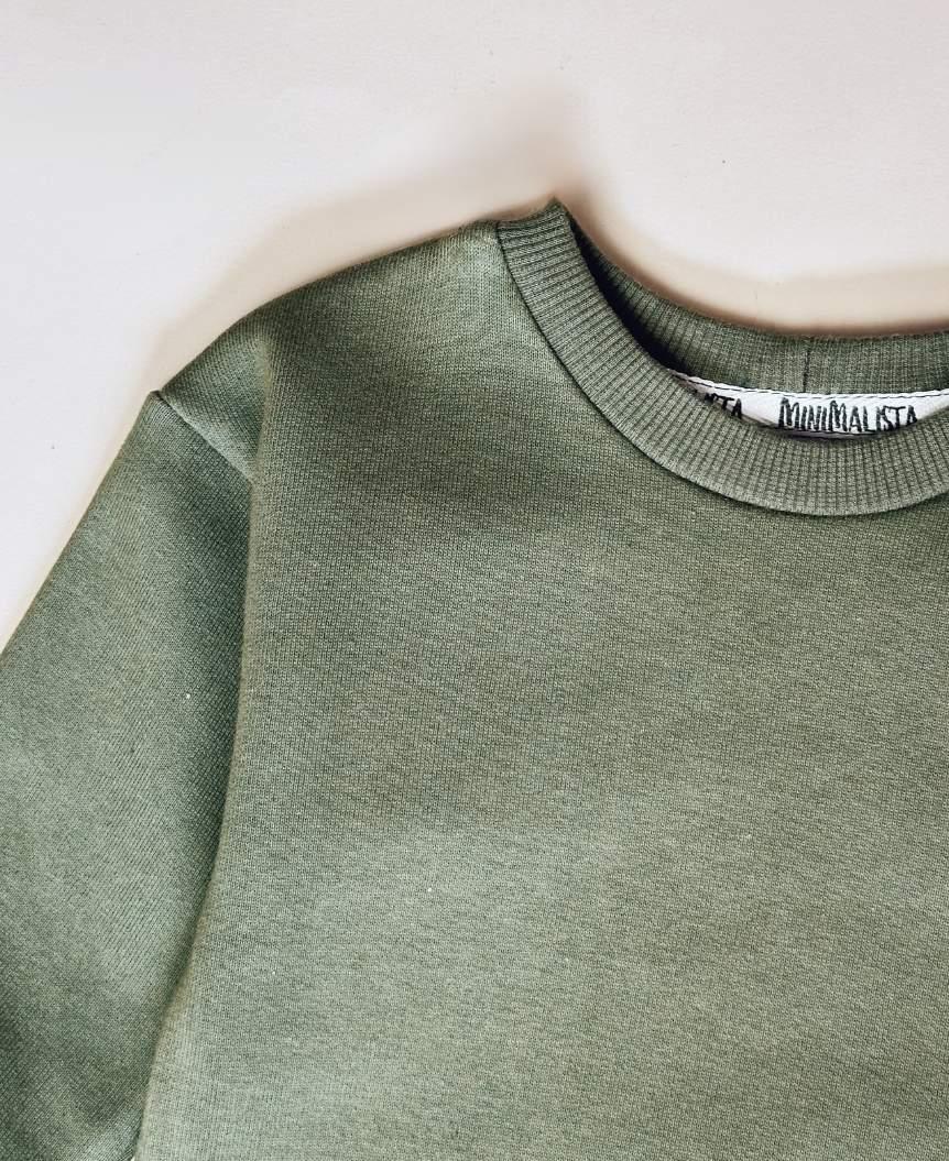 Moletom Básico Peluciado | Liso Jungle Green