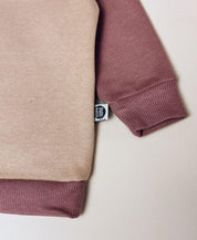 Moletom Básico Peluciado Mixed | Liso Cinnamon e Dark Rose