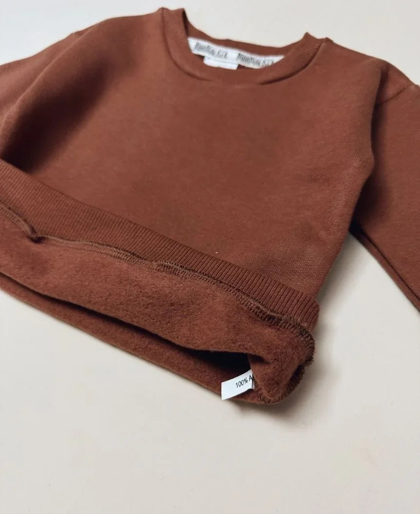 Moletom Básico Peluciado Unissex | Liso Oak