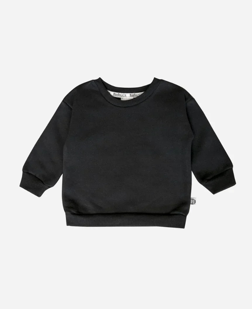 Moletom Básico Peluciado Unissex | Liso Preto