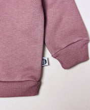 Moletom Básico Peluciado | Liso Dark Rose