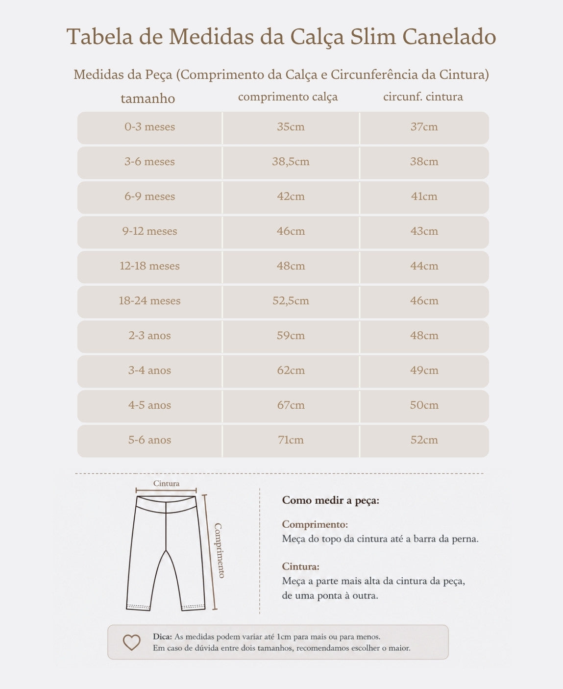 Conjunto Moletom e Calça Canelada Infantil Algodão | Liso Beige