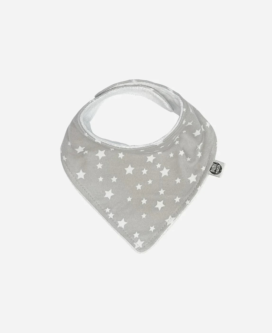 Babador Bandana Unissex | Estrelinhas Cinza