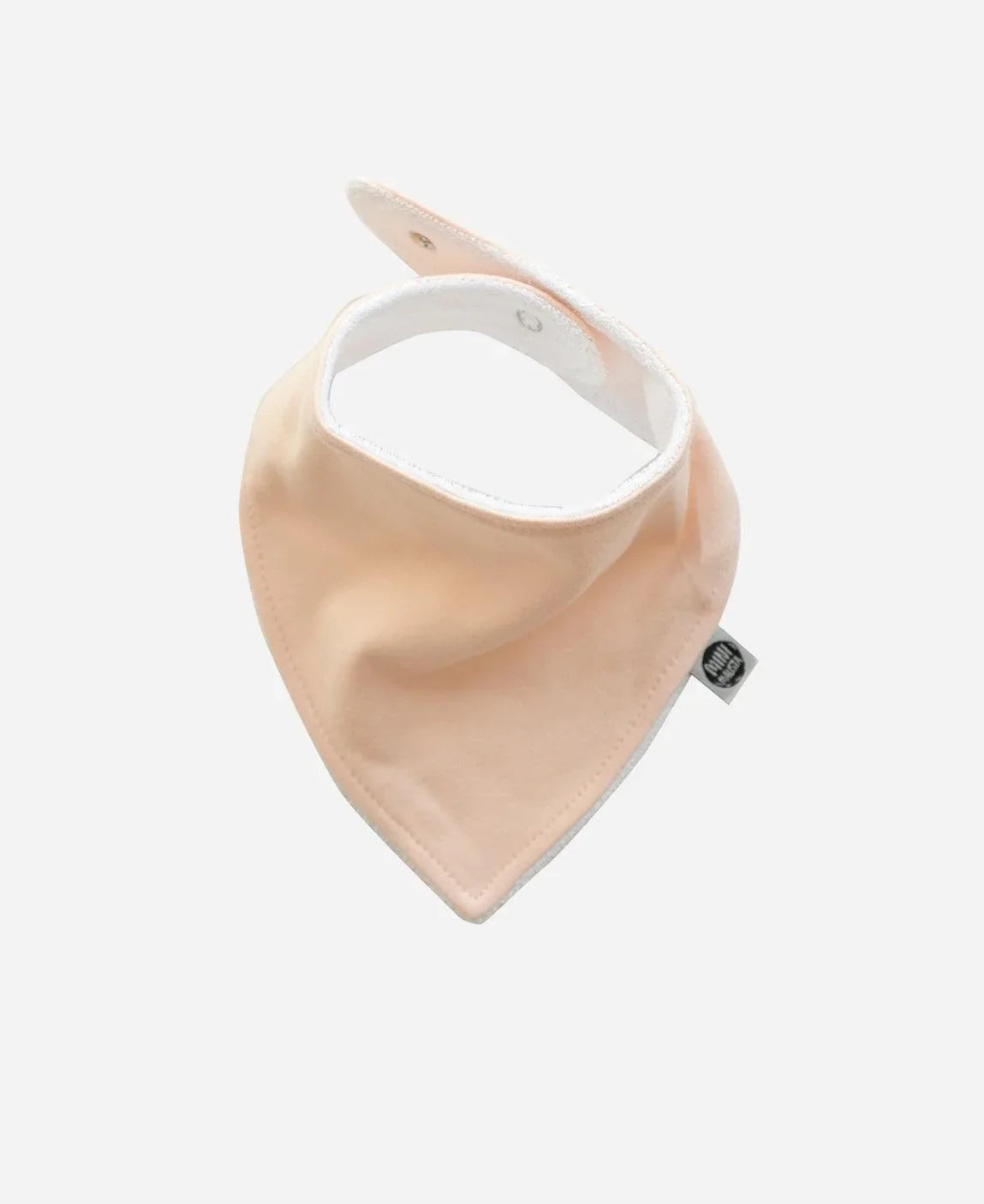 Babador Bandana Unissex MiniMalista Liso Peachy - MiniMalista Baby - b2b, Baby, com-desconto-mm10, Meia Estação, Menina -bebê-minimalista-estiloso