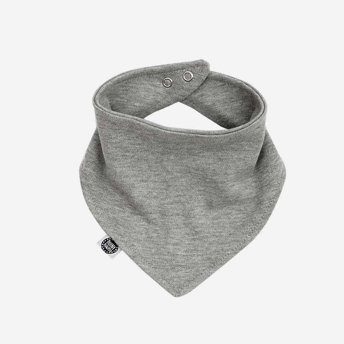Babador Bandana Unissex MiniMalista | Liso Mescla Médio - MiniMalista Baby - 0.3, b2b, Baby, black-friday, com-desconto-mm10, Meia Estação, Menino, SALE-FINAL -bebê-minimalista-estiloso