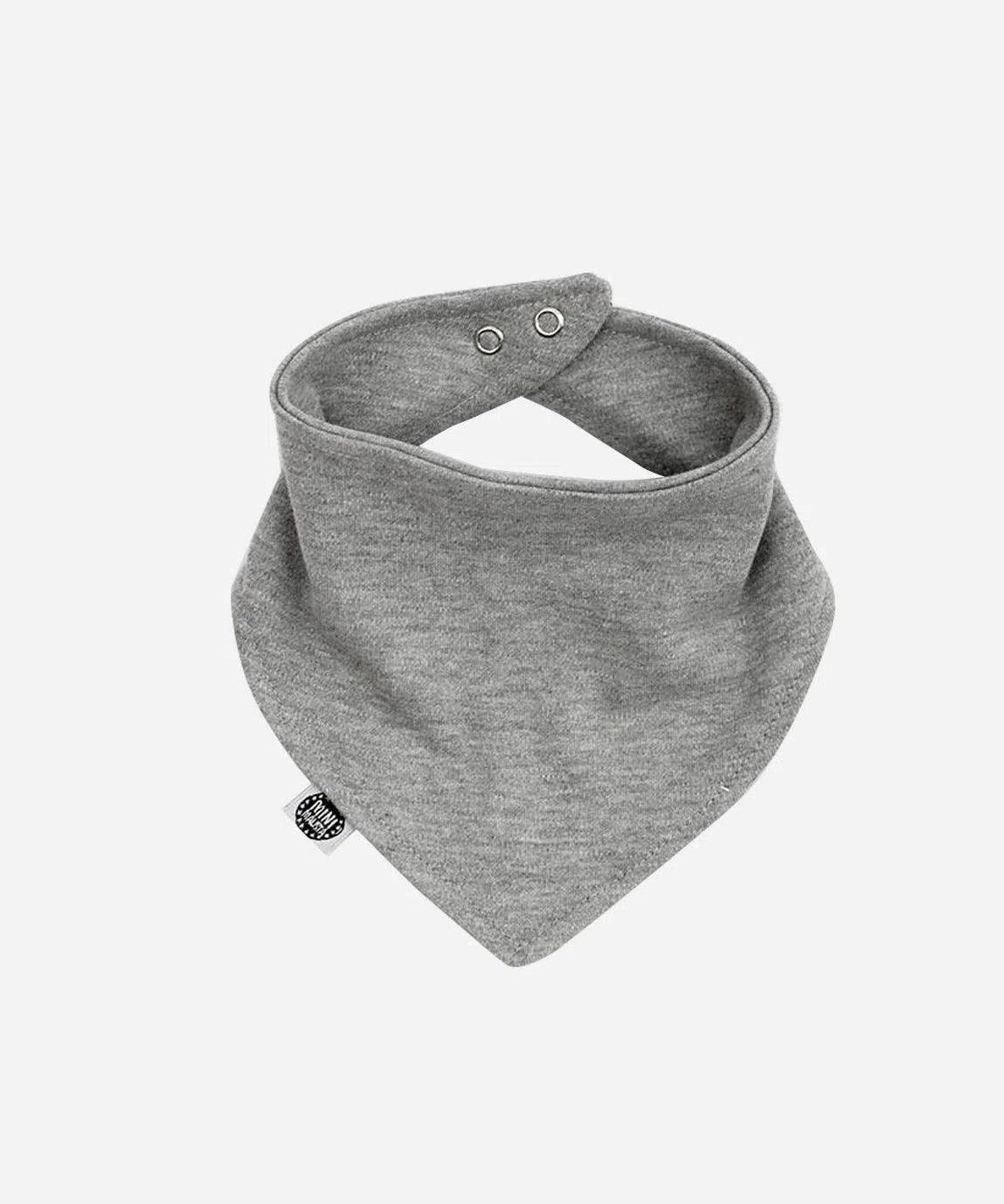 Babador Bandana Unissex MiniMalista | Liso Mescla Médio - MiniMalista Baby - 0.3, b2b, Baby, black-friday, com-desconto-mm10, Meia Estação, Menino, SALE-FINAL -bebê-minimalista-estiloso