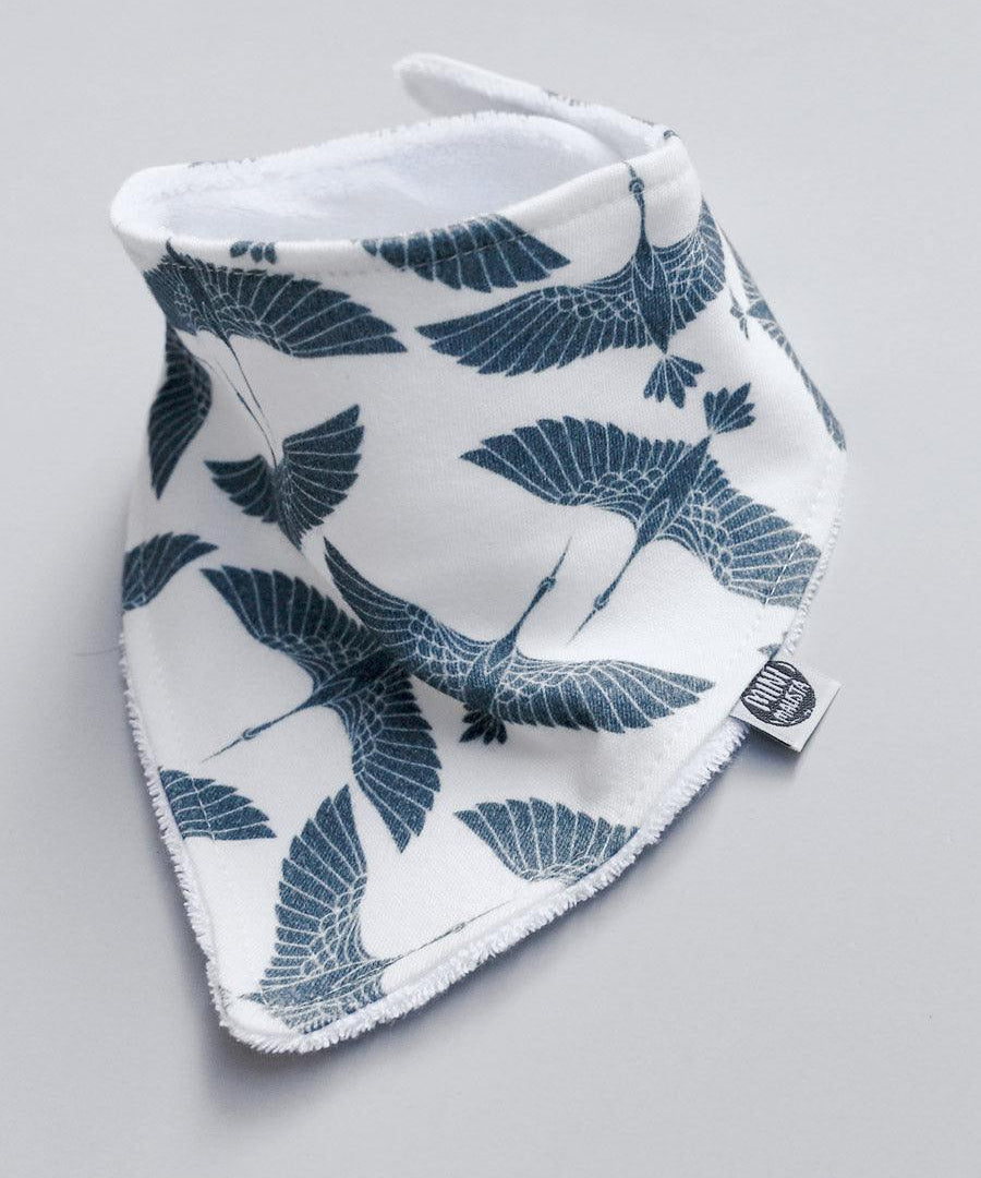 Babador Bandana Unissex | Blue Flock - MiniMalista Baby - 0.35, b2b, Baby, black-friday, com-desconto-mm10, Meia Estação, Menino -bebê-minimalista-estiloso