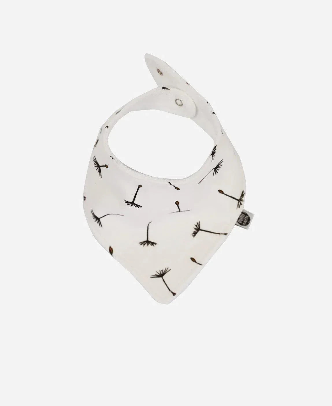 Babador Bandana Unissex | Dandelion - MiniMalista Baby - 0.35, Ano Novo, b2b, Baby, black-friday, com-desconto-mm10, Meia Estação, Menina, Menino, Neutro, Reveillon, Unissex -bebê-minimalista-estiloso