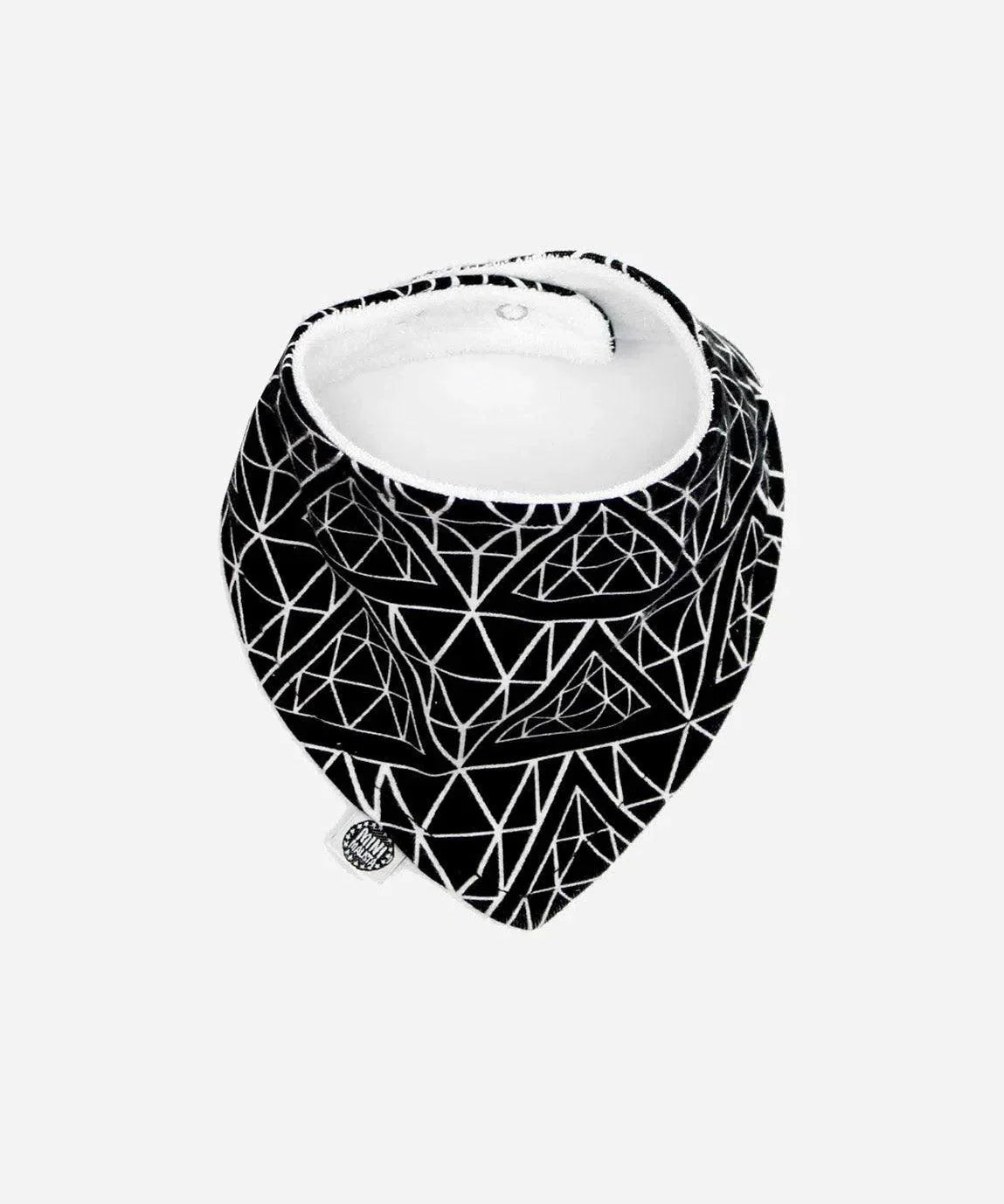 Babador Bandana Unissex | Diamantes - MiniMalista Baby - 0.3, b2b, Baby, black-friday, Meia Estação, Menino, outlet -bebê-minimalista-estiloso