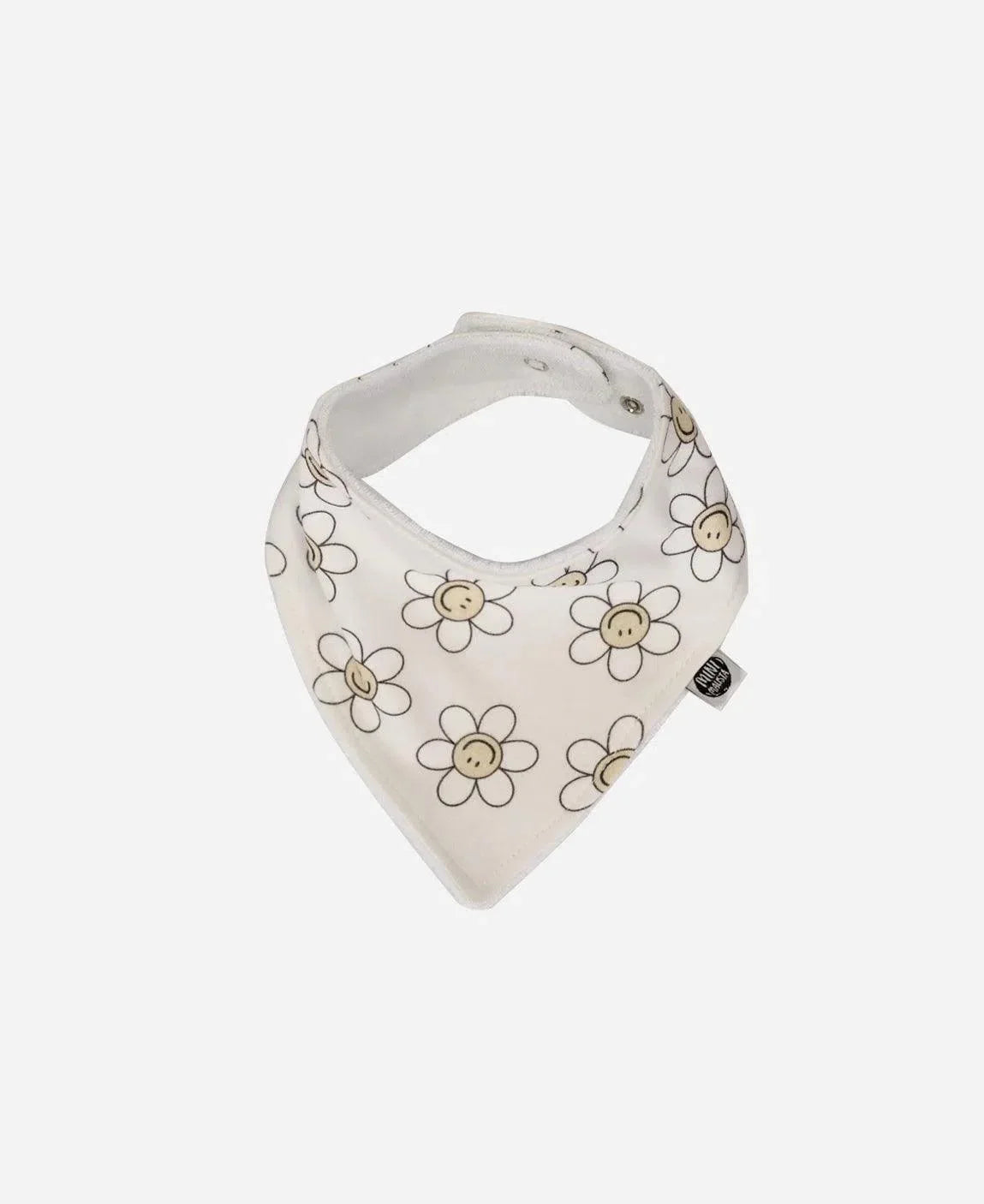 Babador Bandana Unissex | Flower Power - MiniMalista Baby - 0.3, Ano Novo, b2b, Baby, black-friday, com-desconto-mm10, Meia Estação, Menina, Reveillon -bebê-minimalista-estiloso