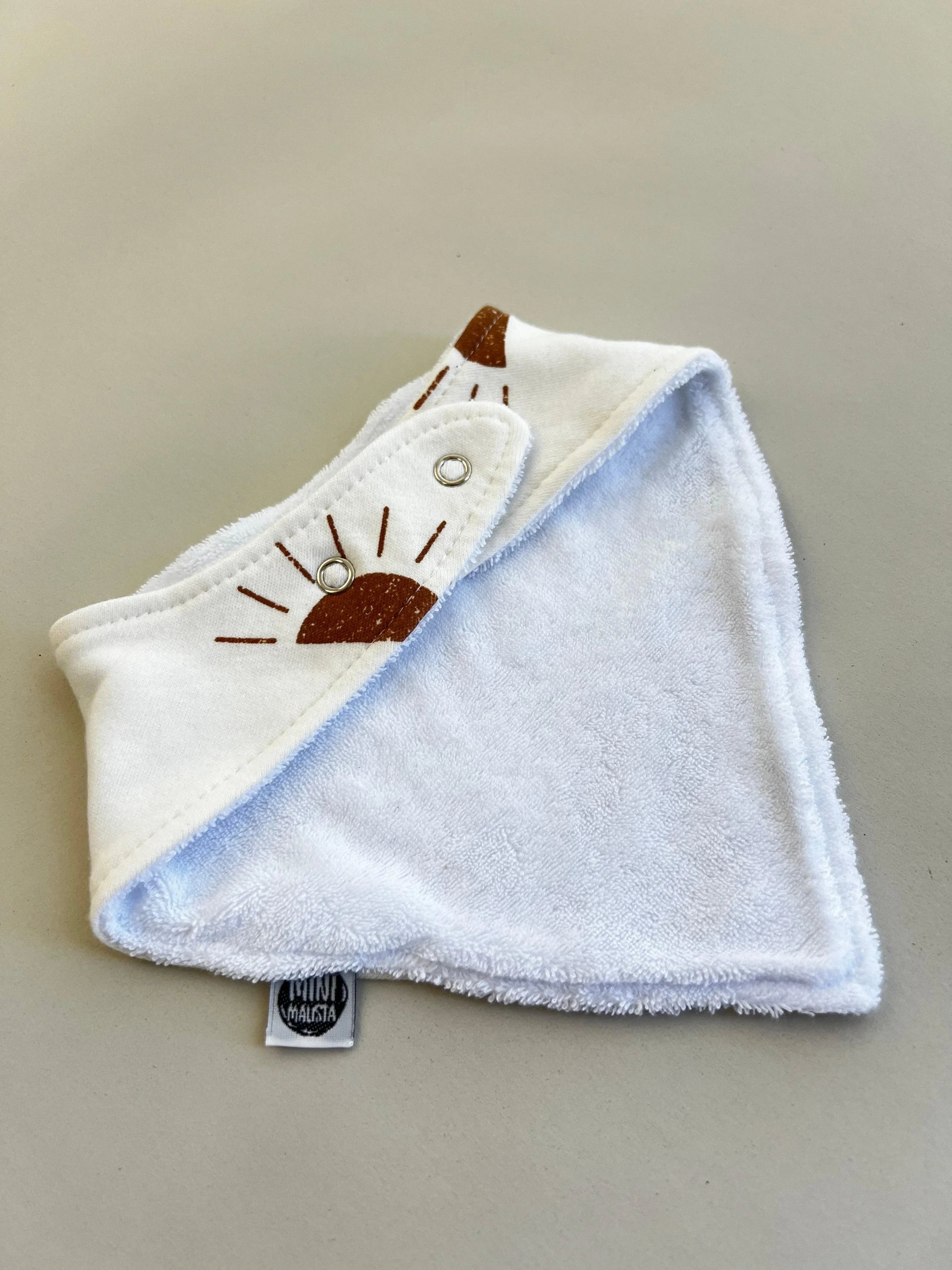 Babador Bandana Unissex | Golden Hour - MiniMalista Baby - 0.25, b2b, Baby, black-friday, com-desconto-mm10, Meia Estação, Menina, Neutro, SALE-FINAL, Unissex -bebê-minimalista-estiloso