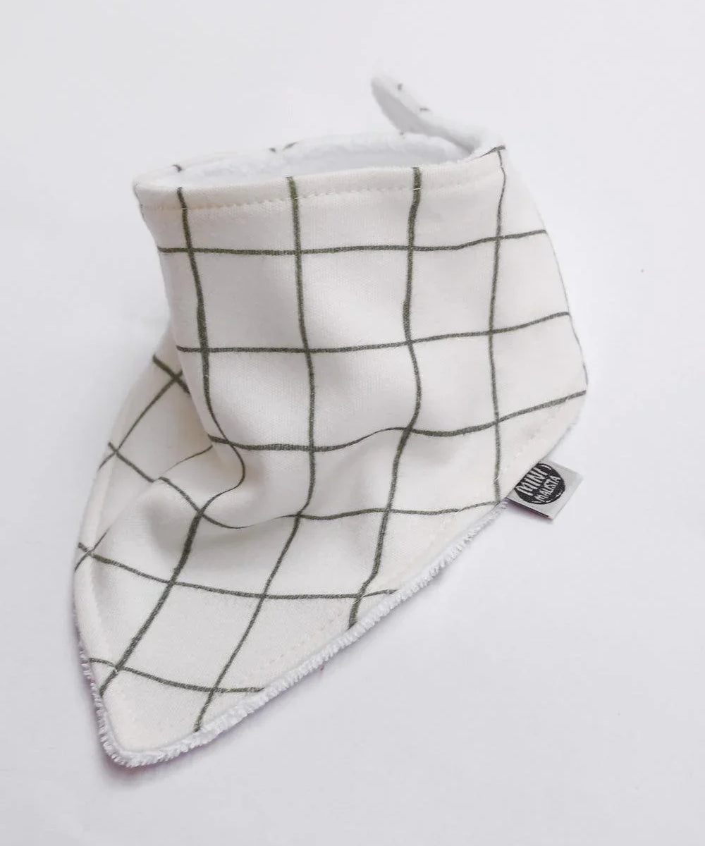 Babador Bandana Unissex | Greeny - MiniMalista Baby - 0.3, b2b, Baby, black-friday, com-desconto-mm10, Meia Estação, Menino, Neutro, Unissex -bebê-minimalista-estiloso