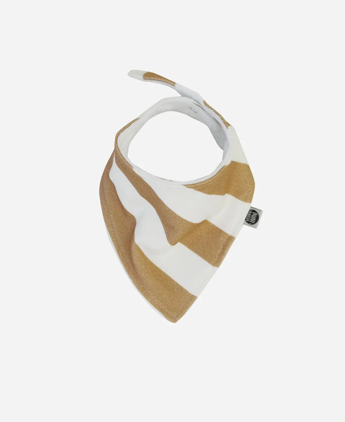 Babador Bandana Unissex | Listras Diagonais Bege - MiniMalista Baby - 0.3, b2b, Baby, black-friday, com-desconto-mm10, Meia Estação, Menino, Neutro, new, Unissex -bebê-minimalista-estiloso