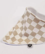 Babador Bandana Unissex | Racer Beige - MiniMalista Baby - 0.3, b2b, Baby, black-friday, com-desconto-mm10, Meia Estação, Menina, Neutro, Unissex -bebê-minimalista-estiloso