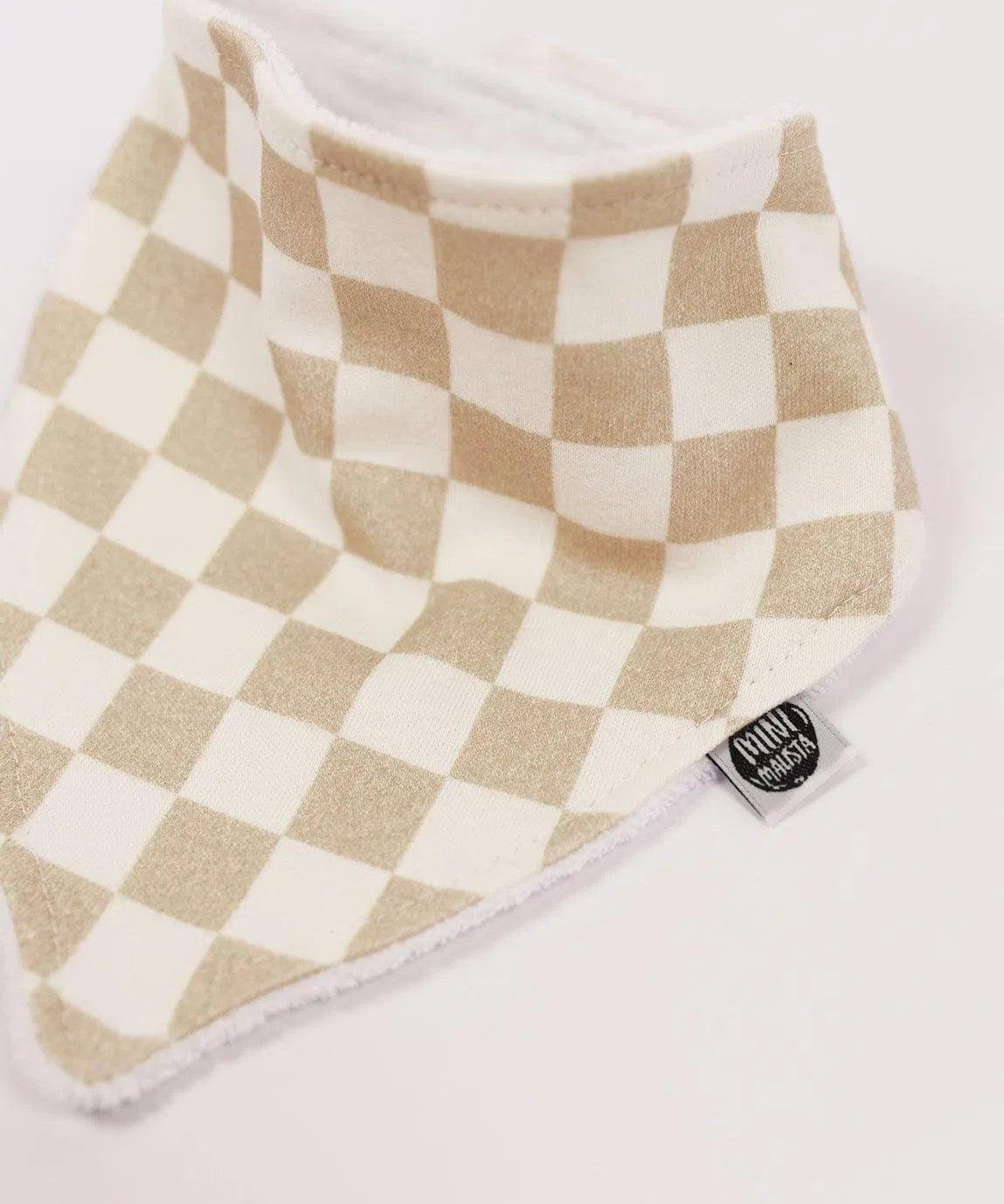 Babador Bandana Unissex | Racer Beige - MiniMalista Baby - 0.3, b2b, Baby, black-friday, com-desconto-mm10, Meia Estação, Menina, Neutro, Unissex -bebê-minimalista-estiloso