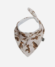 Babador Bandana Unissex | Tiger - MiniMalista Baby - 0.4, b2b, Baby, black-friday, com-desconto-mm10, Meia Estação, Menino, Neutro, Unissex -bebê-minimalista-estiloso