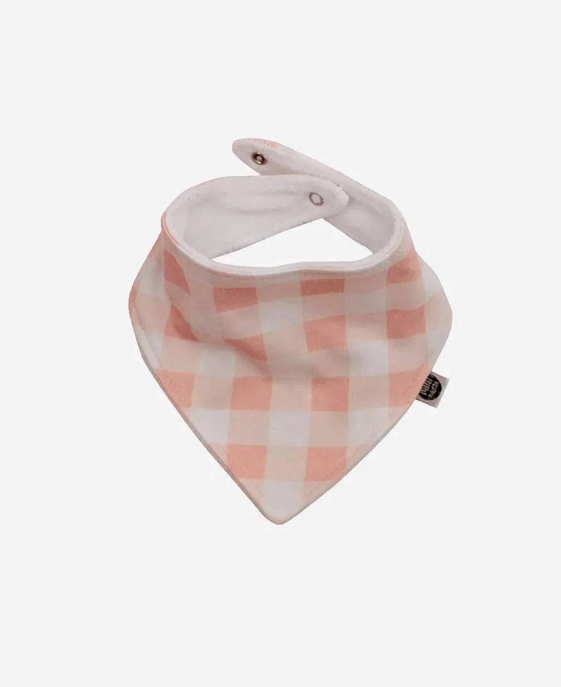 Babador Bandana Unissex | Vichy Rose - MiniMalista Baby - 0.3, b2b, Baby, black-friday, Meia Estação, Menina, outlet, SALE-FINAL -bebê-minimalista-estiloso