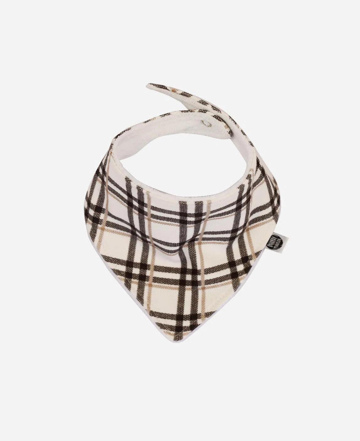 Babador Bandana Unissex | Xadrez Plaid - MiniMalista Baby - 0.4, b2b, Baby, black-friday, com-desconto-mm10, Meia Estação, Menino, Neutro, Unissex, Winter Sale 30% -bebê-minimalista-estiloso