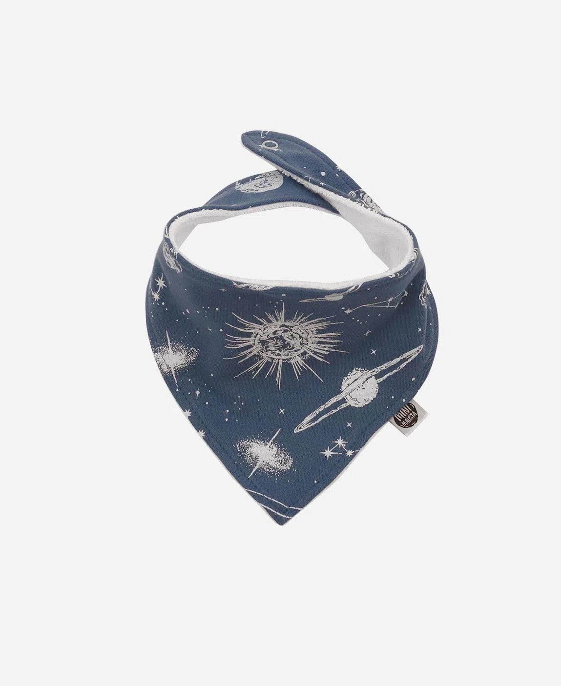 Babador Bandana Unissex Saturno - MiniMalista Baby - 0.35, b2b, Baby, black-friday, Meia Estação, Menino, outlet, SALE-FINAL, Winter Sale 40% -bebê-minimalista-estiloso
