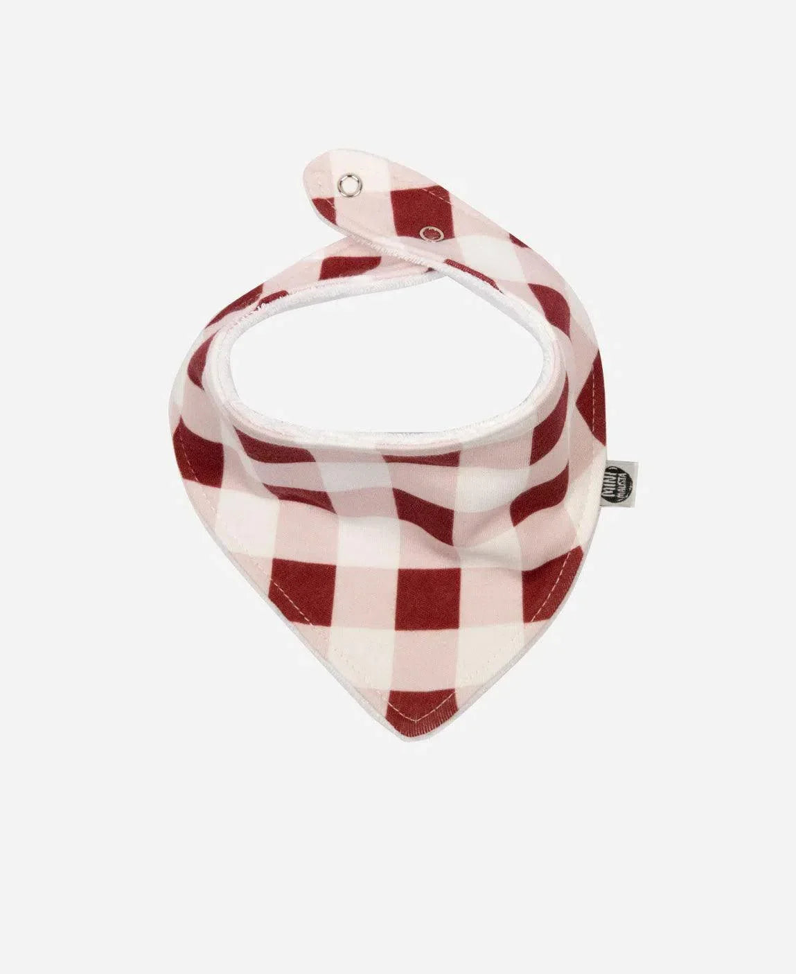 Babador Bandana Unissex Vichy Wine - MiniMalista Baby - 0, b2b, Baby, Christmas, com-desconto-mm10, Meia Estação, Menina, natal, SALE-FINAL, Xmas -bebê-minimalista-estiloso