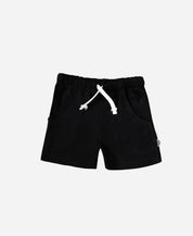 Bermuda Cargo Infantil Unissex MiniMalista | Liso Preto - MiniMalista Baby - 0.2, b2b, black-friday, Calor, com-desconto-mm10, Kids, Menino, new, tab-tam-shorts-cargo, Verão -bebê-minimalista-estiloso