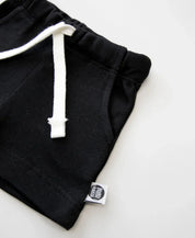 Bermuda Cargo Infantil Unissex MiniMalista | Liso Preto - MiniMalista Baby - 0.2, b2b, black-friday, Calor, com-desconto-mm10, Kids, Menino, new, tab-tam-shorts-cargo, Verão -bebê-minimalista-estiloso