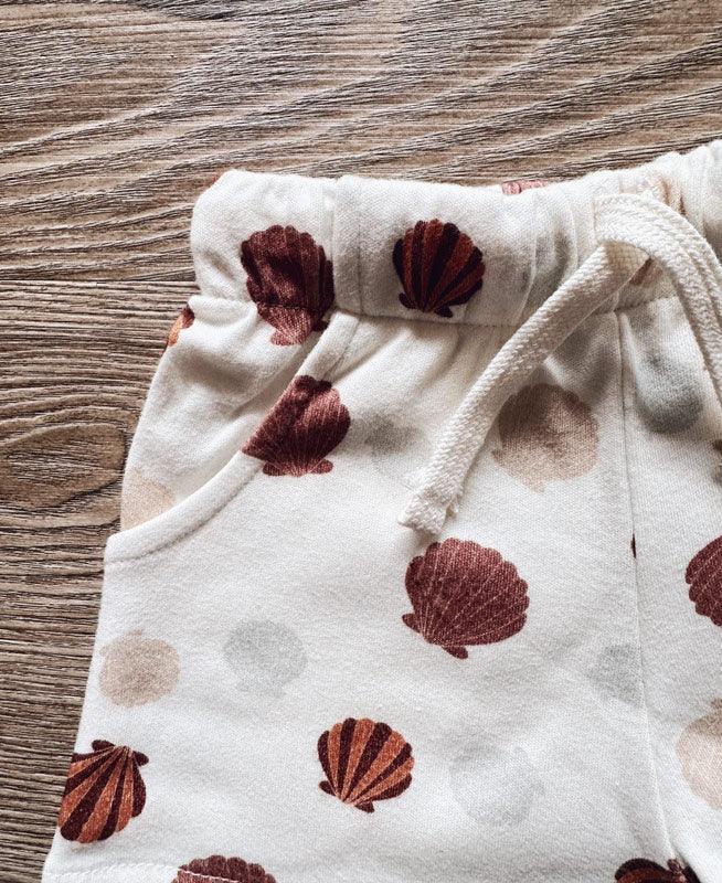 Bermuda Cargo Infantil Unissex | Seashell - MiniMalista Baby - 0.3, b2b, black-friday, Calor, com-desconto-mm10, Kids, Menina, Menino, Neutro, new, tab-tam-shorts-cargo, Unissex, Verão -bebê-minimalista-estiloso