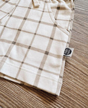 Bermuda Cargo Infantil Unissex | Xadrez Verão - MiniMalista Baby - 0.15, b2b, black-friday, Calor, com-desconto-mm10, Kids, Menino, Neutro, new, tab-tam-shorts-cargo, Unissex, Verão -bebê-minimalista-estiloso