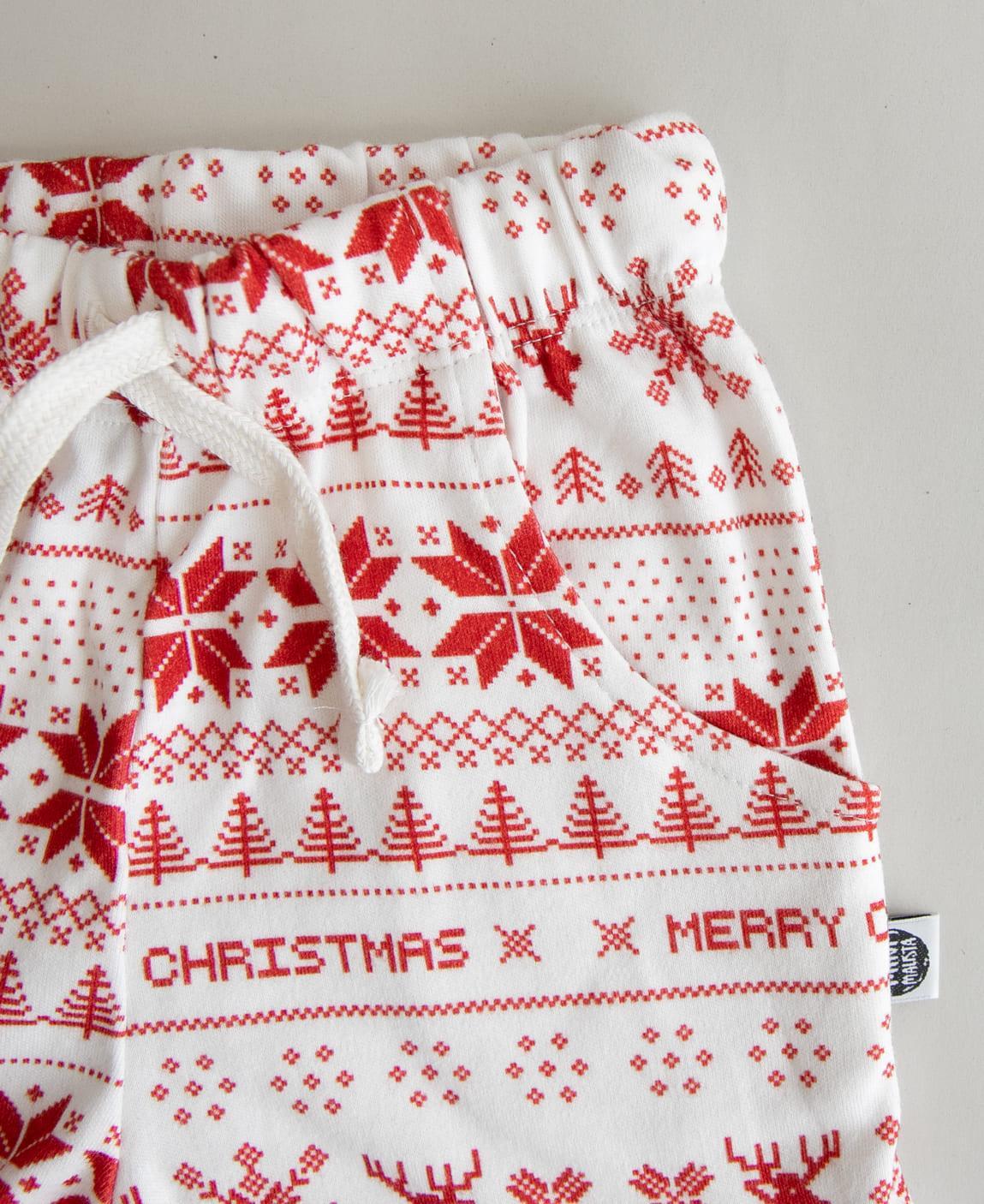 Bermuda Cargo Infantil Unissex | Xmas Tricot - MiniMalista Baby - 0, b2b, Calor, Christmas, com-desconto-mm10, Kids, Menino, natal, Neutro, new, tab-tam-shorts-cargo, Unissex, Verão, Xmas -bebê-minimalista-estiloso