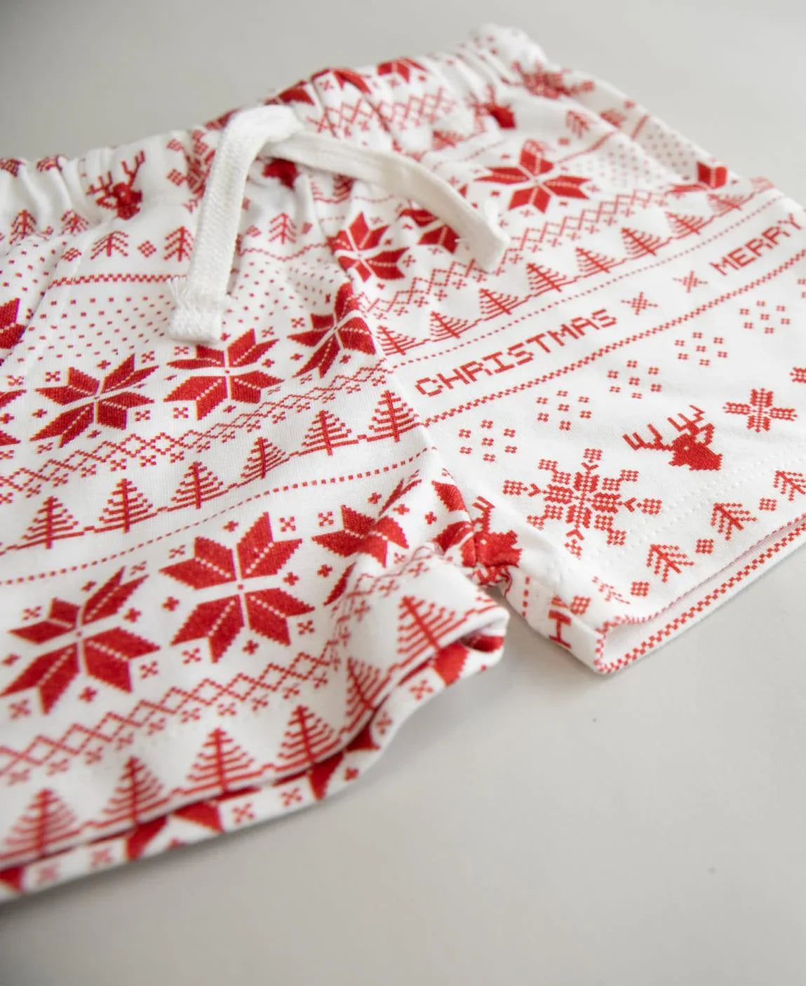 Bermuda Cargo Infantil Unissex | Xmas Tricot - MiniMalista Baby - 0, b2b, Calor, Christmas, com-desconto-mm10, Kids, Menino, natal, Neutro, new, tab-tam-shorts-cargo, Unissex, Verão, Xmas -bebê-minimalista-estiloso