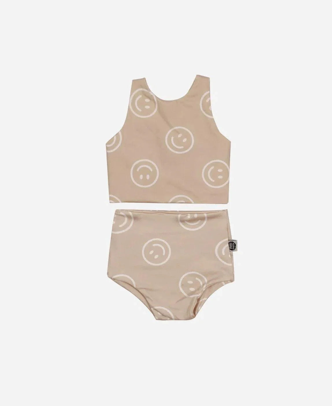 Biquini Dupla Face Infantil Estampado UV50+ | Smiley - MiniMalista Baby - 0, b2b, Calor, com-desconto-mm10, Menina, tab-tam-biquini, Verão -bebê-minimalista-estiloso