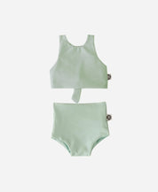Biquini Dupla Face Infantil UV50+ MiniMalista | Liso Mint - MiniMalista Baby - 0, b2b, Calor, com-desconto-mm10, Menina, new, tab-tam-biquini, Verão -bebê-minimalista-estiloso