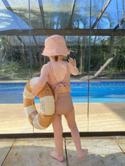 Biquini Dupla Face Infantil UV50+ MiniMalista | Liso Mocha - MiniMalista Baby - 0, b2b, Calor, com-desconto-mm10, Menina, SALE-FINAL, tab-tam-biquini, Verão -bebê-minimalista-estiloso