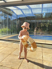 Biquini Dupla Face Infantil UV50+ MiniMalista | Liso Mocha - MiniMalista Baby - 0, b2b, Calor, com-desconto-mm10, Menina, SALE-FINAL, tab-tam-biquini, Verão -bebê-minimalista-estiloso