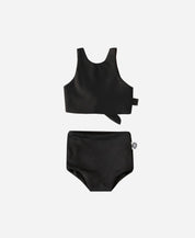 Biquini Dupla Face Infantil UV50+ MiniMalista | Liso Preto - MiniMalista Baby - 0, b2b, Calor, com-desconto-mm10, Menina, tab-tam-biquini, Verão -bebê-minimalista-estiloso