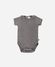 Body de Bebê Manga Curta Unissex MiniMalista Liso | Mescla Escuro - MiniMalista Baby - 0.3, b2b, Baby, black-friday, com-desconto-mm10, Meia Estação, Menino, tab-tam-body-curto -bebê-minimalista-estiloso