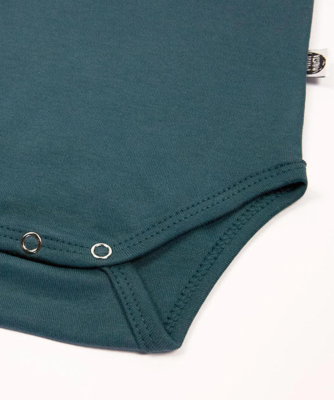 Body de Bebê Manga Curta Unissex MiniMalista | Liso Deep Green - MiniMalista Baby - 0.35, b2b, Baby, black-friday, Christmas, com-desconto-mm10, Meia Estação, Menino, natal, tab-tam-body-curto, Xmas -bebê-minimalista-estiloso