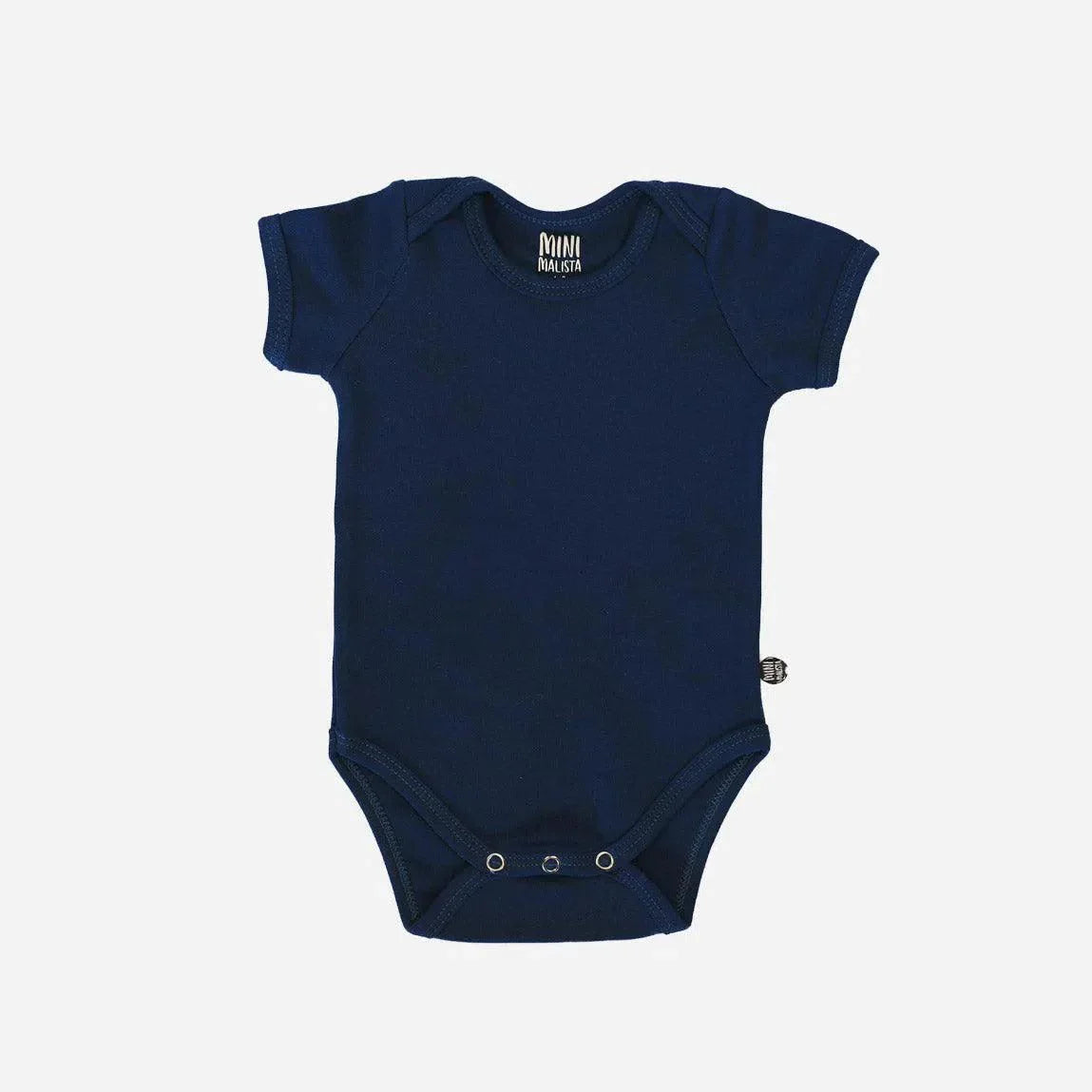 Body de Bebê Manga Curta Unissex MiniMalista | Liso Ocean - MiniMalista Baby - 0.3, b2b, Baby, black-friday, com-desconto-mm10, Meia Estação, Menino, tab-tam-body-curto -bebê-minimalista-estiloso