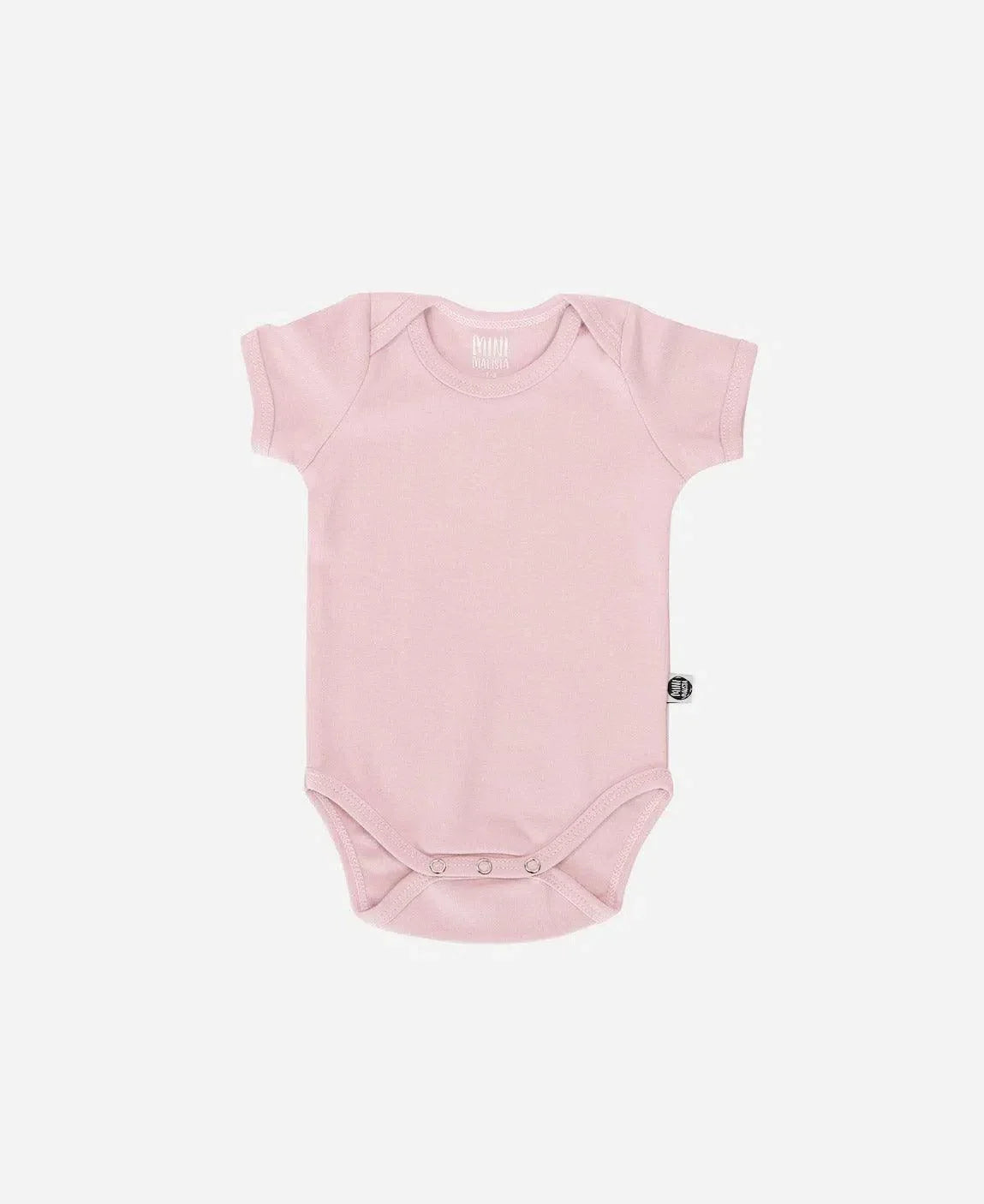 Body de Bebê Manga Curta Unissex MiniMalista | Liso Rose Quartzo - MiniMalista Baby - 0.4, 0.45, b2b, Baby, black-friday, com-desconto-mm10, Meia Estação, Menina, SALE-FINAL, tab-tam-body-curto -bebê-minimalista-estiloso