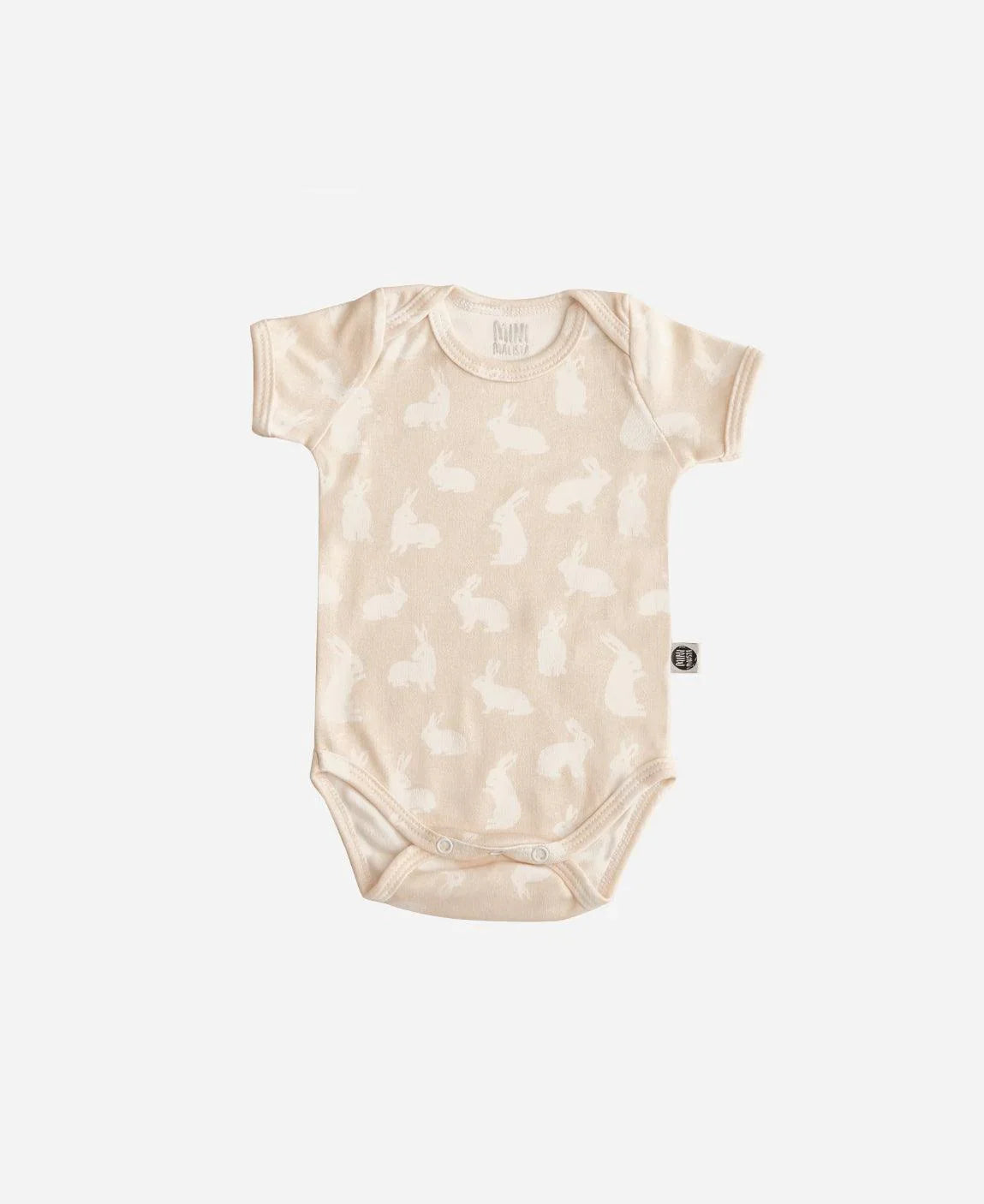 Body de Bebê Manga Curta Unissex | Bunny - MiniMalista Baby - 0.25, b2b, Baby, black-friday, com-desconto-mm10, Meia Estação, Menina, tab-tam-body-curto -bebê-minimalista-estiloso