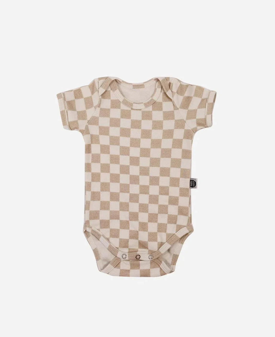 Body de Bebê Manga Curta Unissex | Racer Beige - MiniMalista Baby - 0.25, b2b, Baby, black-friday, com-desconto-mm10, Meia Estação, Menina, Neutro, tab-tam-body-curto, Unissex -bebê-minimalista-estiloso