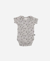 Body de Bebê Manga Curta Unissex | Satellite Mescla - MiniMalista Baby - 0.45, b2b, Baby, black-friday, com-desconto-mm10, Meia Estação, Menino, Neutro, SALE-FINAL, tab-tam-body-curto, Unissex -bebê-minimalista-estiloso