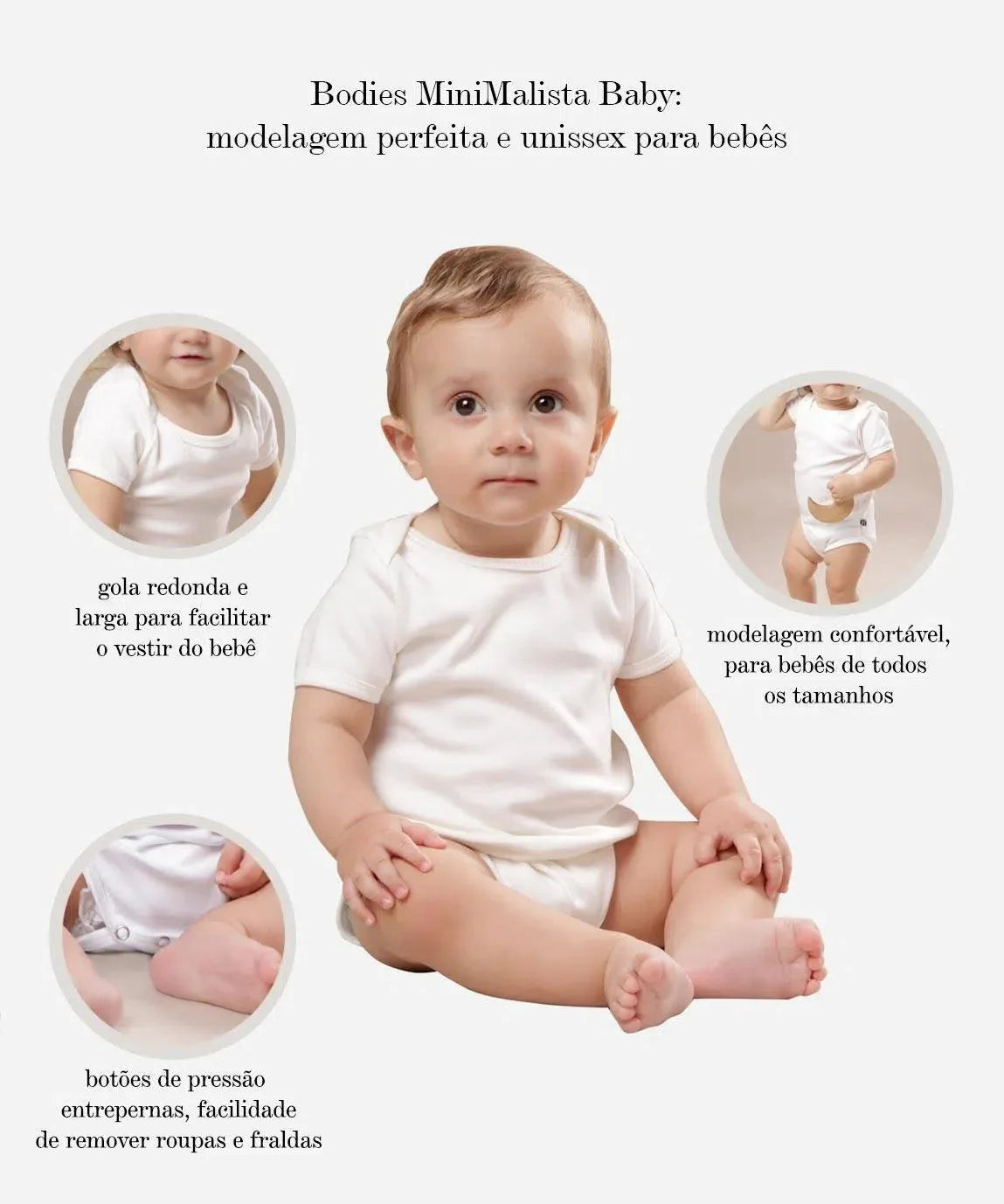 Body de Bebê Manga Curta Unissex | Space - MiniMalista Baby - 0.5, b2b, Baby, black-friday, Meia Estação, Menino, outlet, SALE-FINAL, tab-tam-body-curto -bebê-minimalista-estiloso