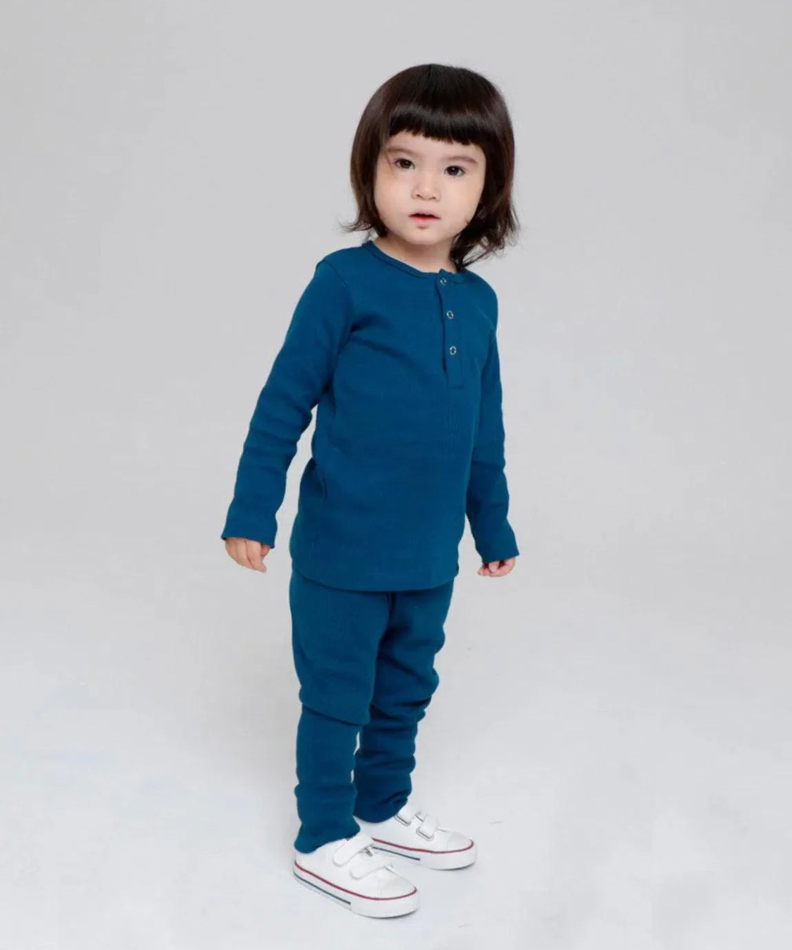 Body de Bebê Manga Longa Unissex Canelado Botões Liso MiniMalista Azul Sky - MiniMalista Baby - 0.3, 0.45, b2b, Baby, black-friday, com-desconto-mm10, Frio, Menino, SALE-FINAL, tab-tam-body-botão-frontal, tab-tam-body-canelado, Winter Sale 30% -bebê-minimalista-estiloso