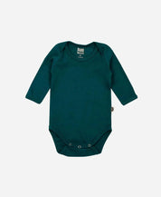 Body de Bebê Manga Longa Unissex MiniMalista | Liso Deep Green - MiniMalista Baby - 0.3, b2b, Baby, black-friday, Christmas, com-desconto-mm10, Frio, Menino, natal, tab-tam-body-manga-longa, Xmas -bebê-minimalista-estiloso