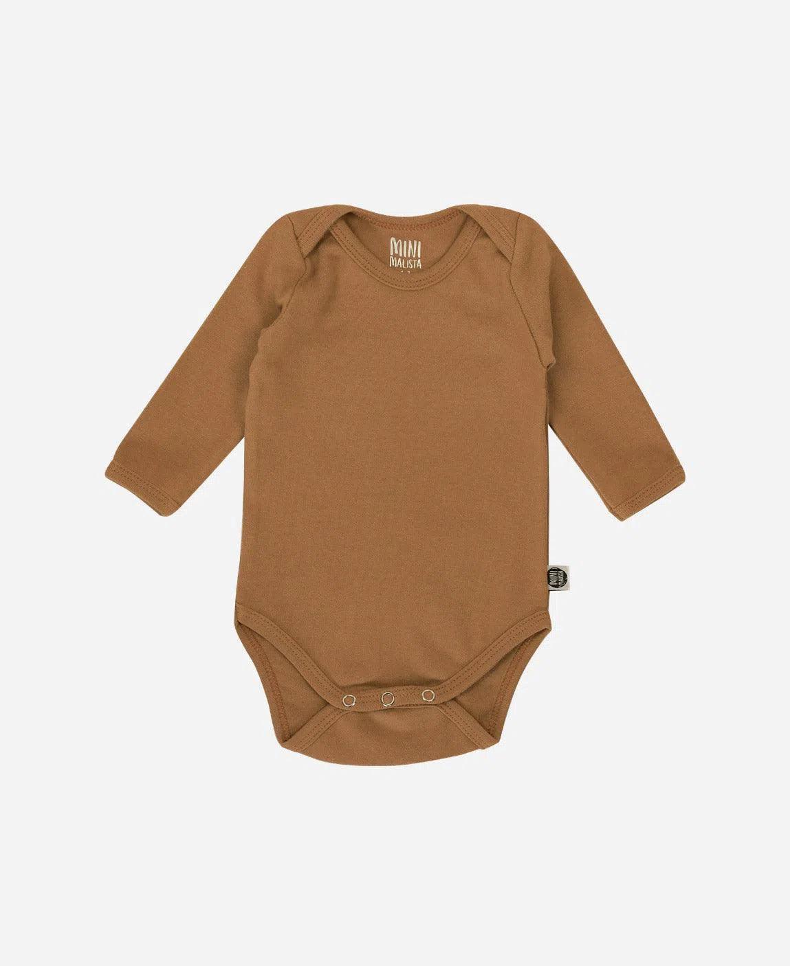 Body de Bebê Manga Longa Unissex MiniMalista | Liso Goldie - MiniMalista Baby - 0.3, b2b, Baby, black-friday, com-desconto-mm10, Frio, Menina, Menino, Neutro, tab-tam-body-manga-longa, Unissex, Winter Sale 20% -bebê-minimalista-estiloso