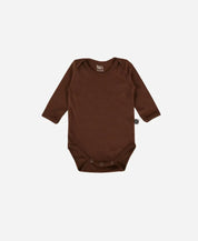 Body de Bebê Manga Longa Unissex MiniMalista | Liso Oak - MiniMalista Baby - 0.3, b2b, Baby, black-friday, com-desconto-mm10, Frio, Menino, tab-tam-body-manga-longa -bebê-minimalista-estiloso