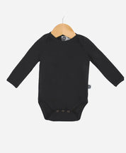 Body de Bebê Manga Longa Unissex MiniMalista | Liso Preto - MiniMalista Baby - 0.2, 0.3, b2b, Baby, black-friday, com-desconto-mm10, Frio, Menino, Neutro, tab-tam-body-manga-longa, Unissex, Winter Sale 20% -bebê-minimalista-estiloso